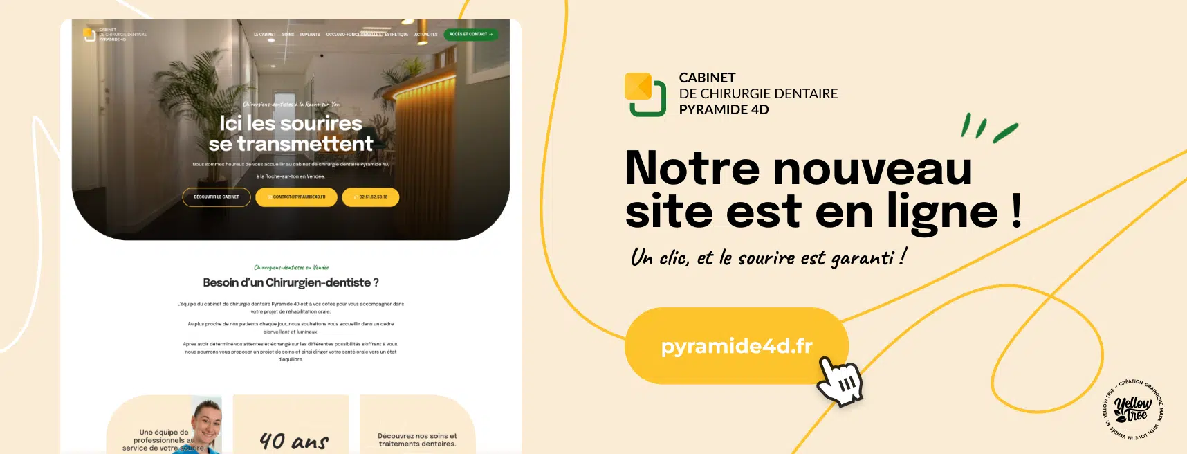 Banière facebook Pyramide 4D photo d'équipe